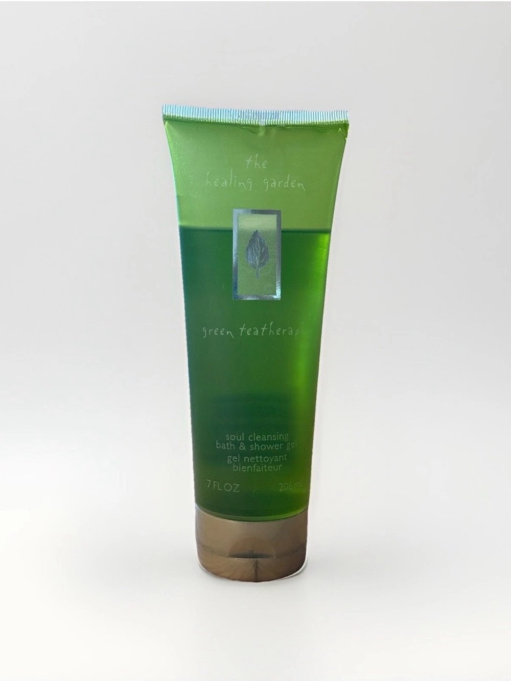 The HEALING GARDEN GREEN TEA THERAPY BATH AND SHOWER GEL 7 OZ BOTTLE Sealed
